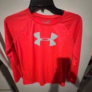 Under Armour Vibrant bright orange Athletic Top